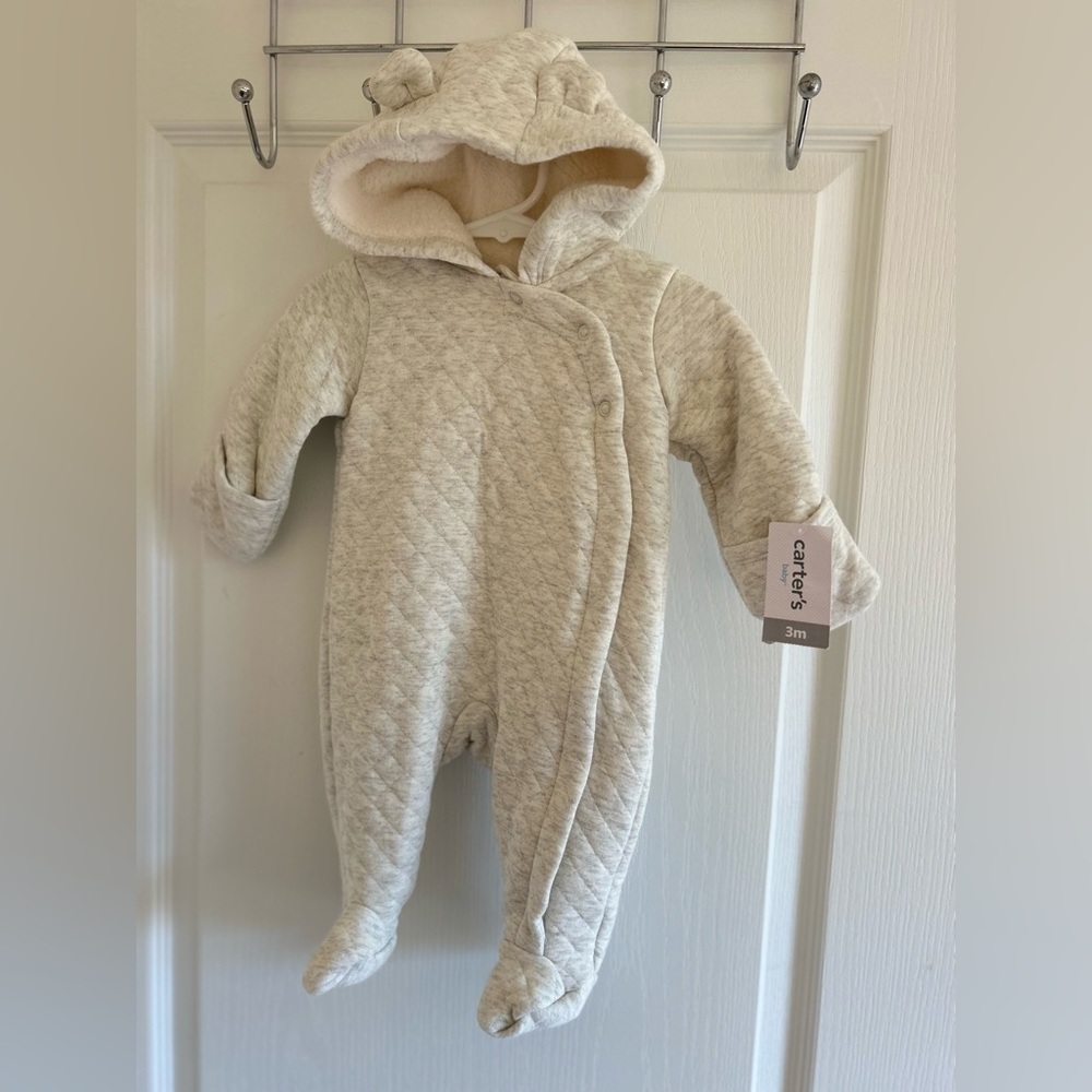 Carters Neutral Quilted Baby Bunting​​​​​​​​​​​​
